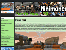 Tablet Screenshot of flansmod.com